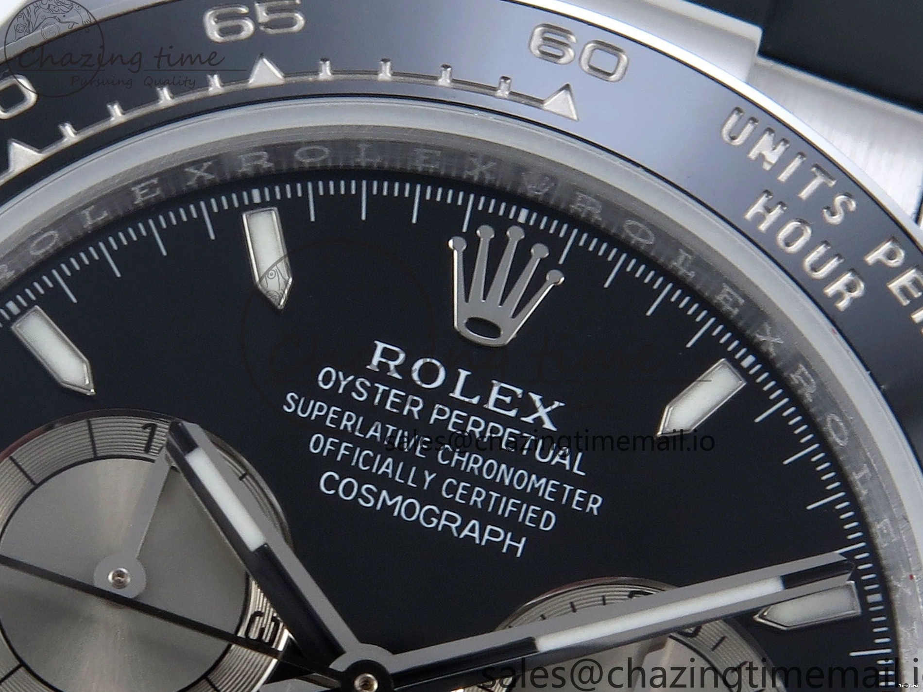 MiroTime 0411 Daytona 126519 QF 1:1 Best Edition Black Gray Dial on Oysterflex Strap QF4131 V Vibrant 340